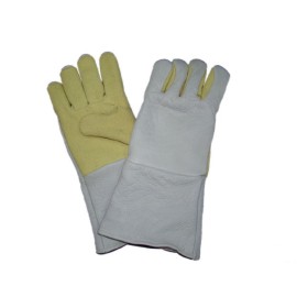 Heat-Resistant Leather Gloves